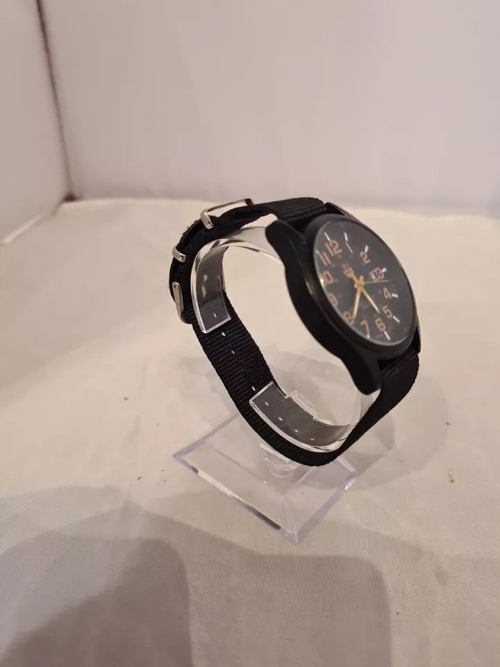 X1 New, Black Quartz Mens Watch